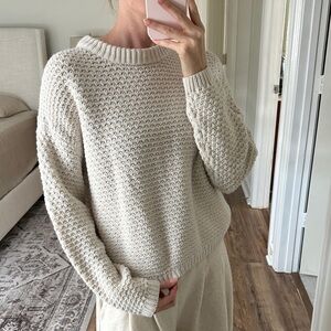 Target Cream Crew Neck Sweater